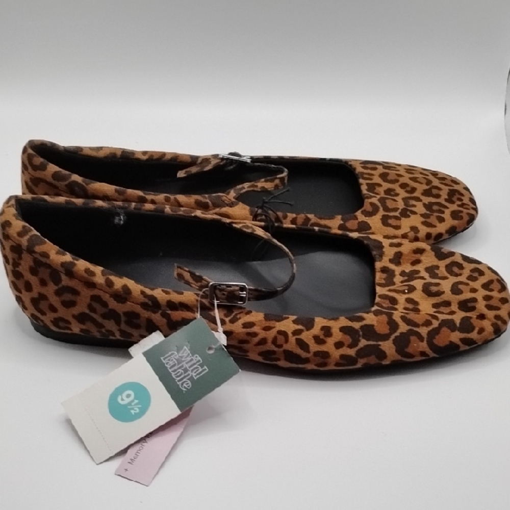 Wild Fable Animal Print Mary Jane Flats - Picture 3 of 5